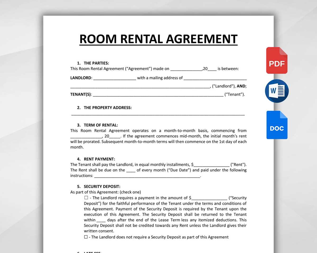 free printable room lease agreement free printable room lease agreement