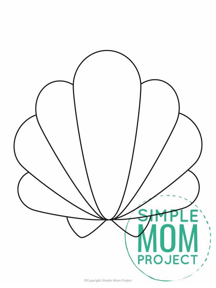 free printable seashell templates