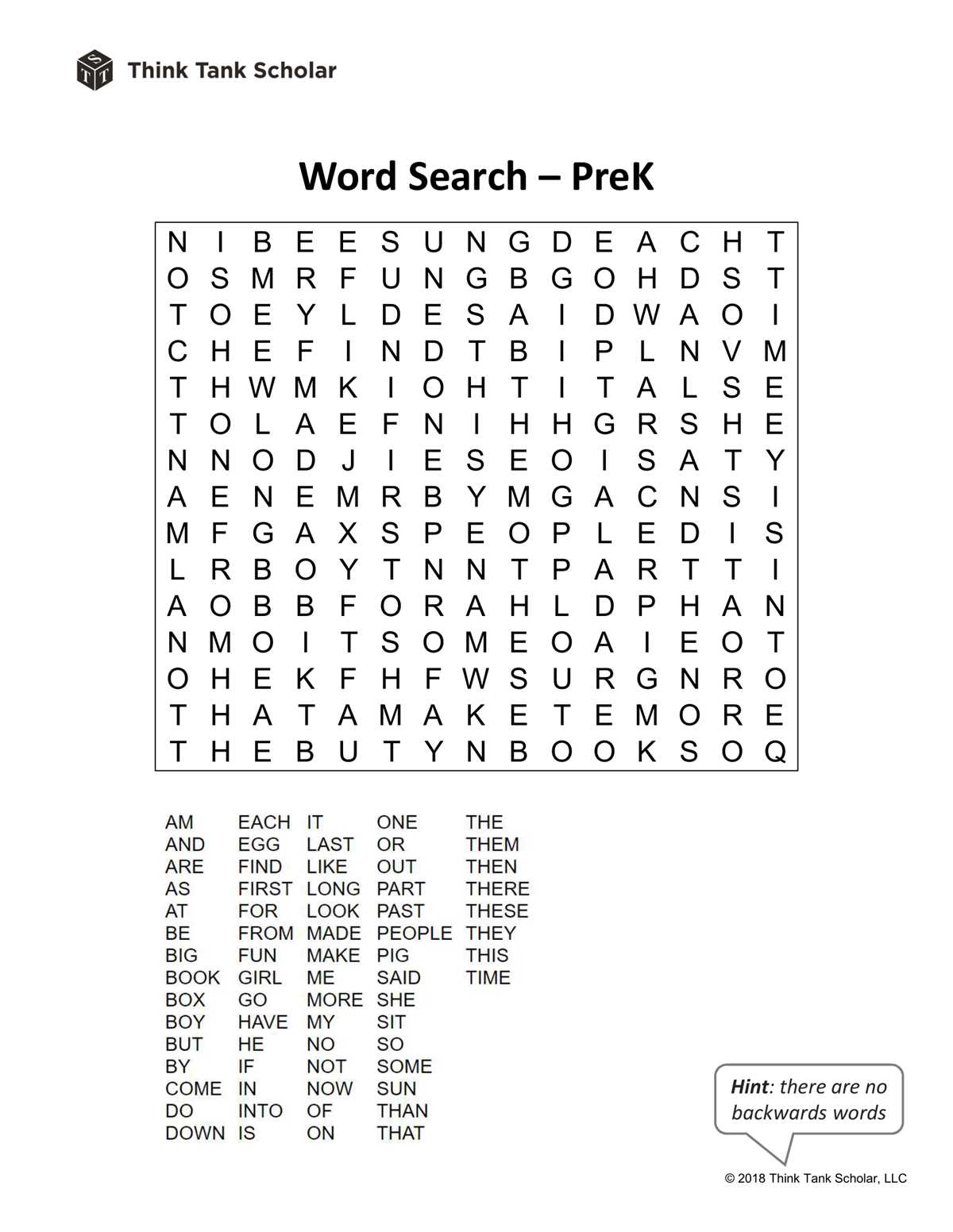 free printable sight words worksheets