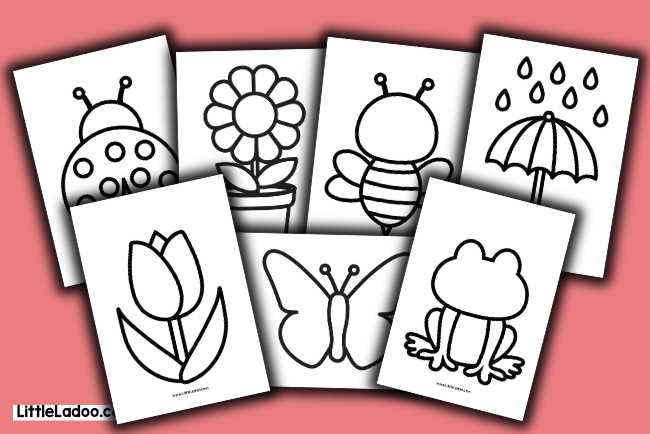 free printable spring crafts