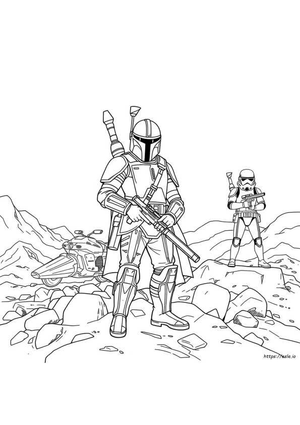 free printable star wars colouring pages