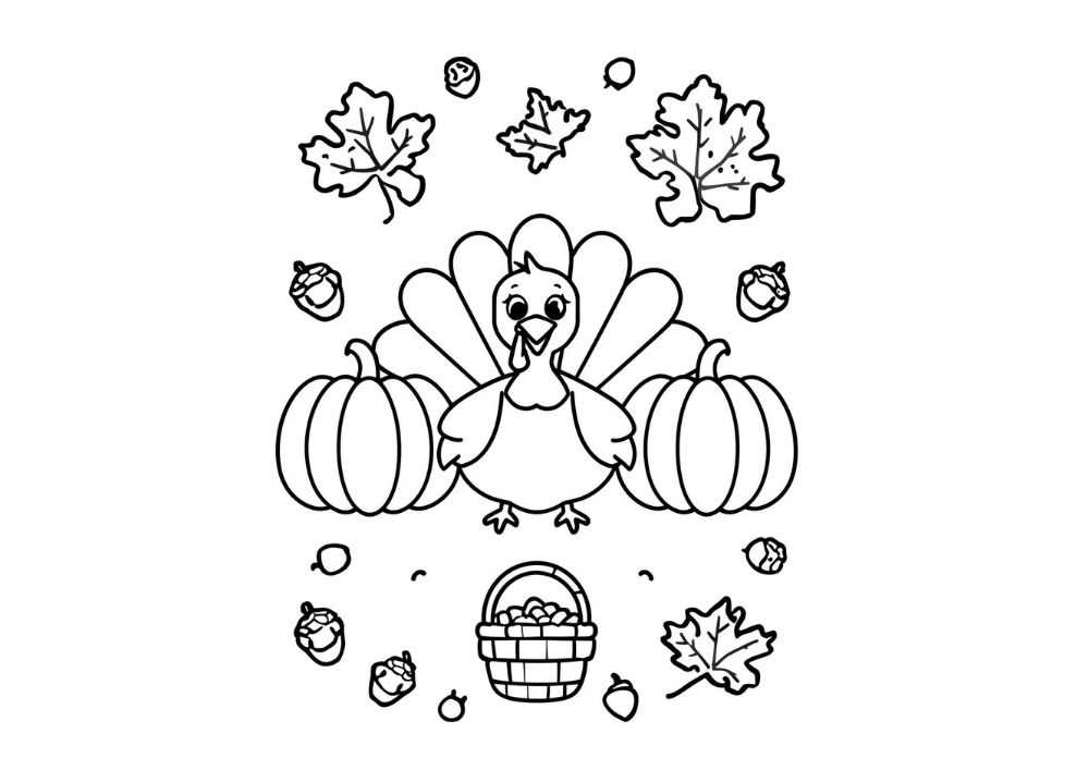 free printable thanksgiving coloring pages for adults