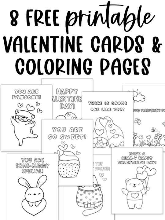 free printable valentine cards