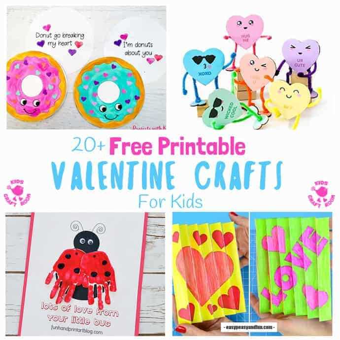 free printable valentines crafts