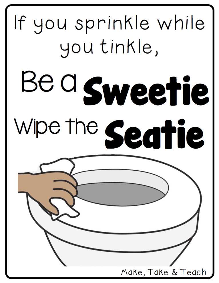 free printable washroom signs