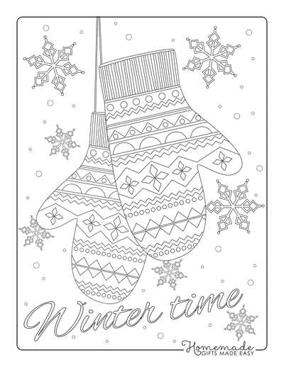 free printable winter coloring