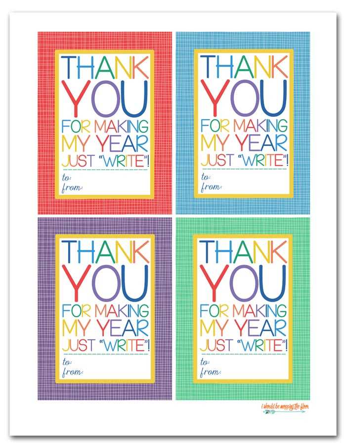 free teacher gift tag printables