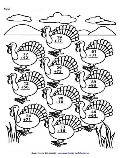 free thanksgiving printables for preschoolers