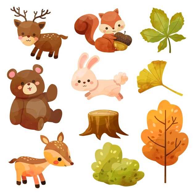 free woodland animal printables