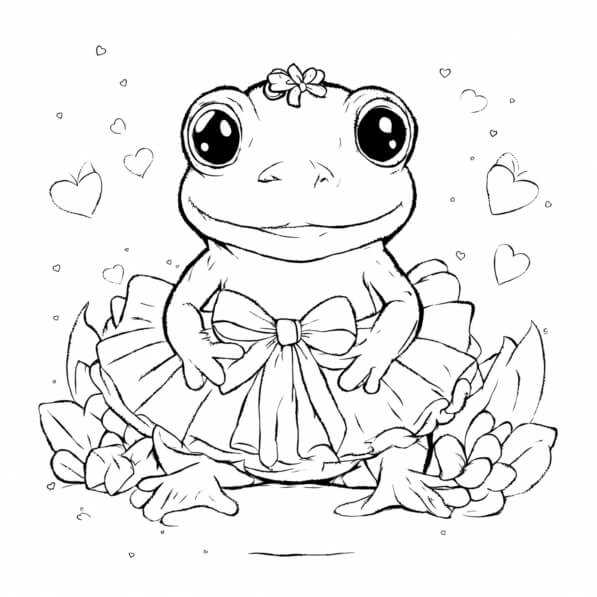 frog coloring pictures free printables