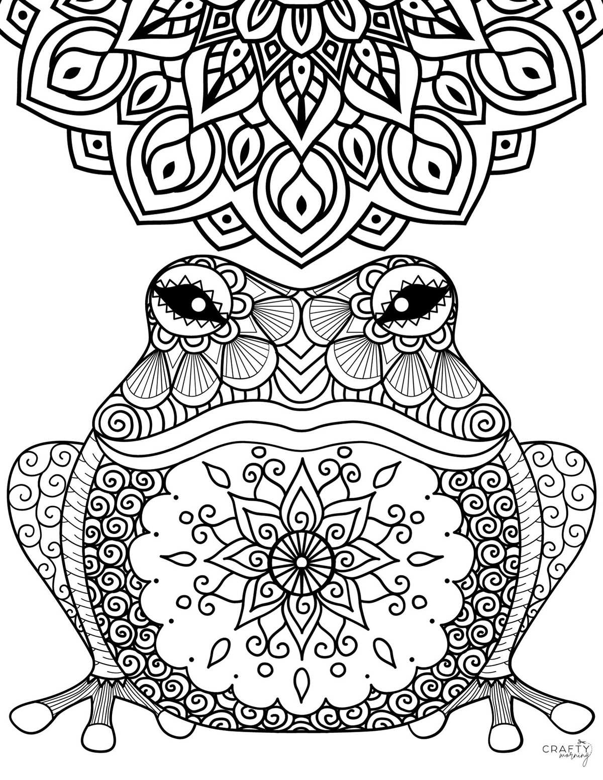 frog coloring pictures free printables