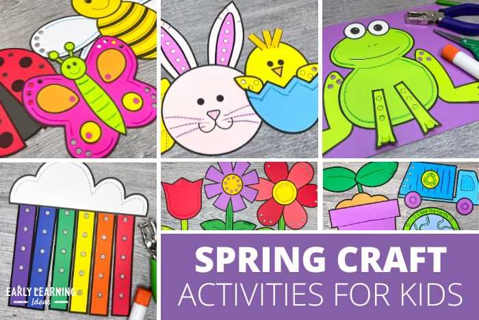 spring crafts for kids printable