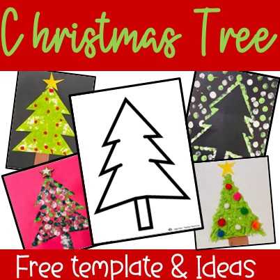 printable christmas tree template free printable christmas tree template free