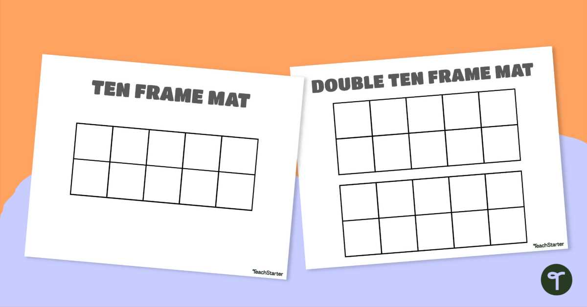 printable ten frame