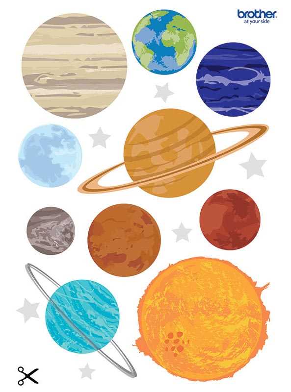 planets printable free