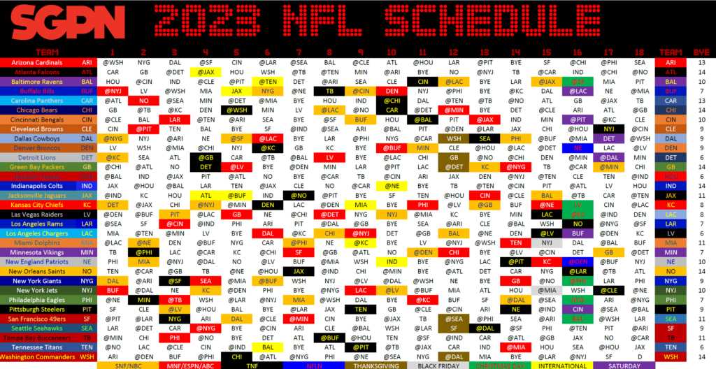 week 14 nfl printable schedule