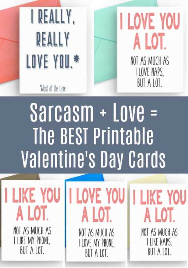 funny printable valentines