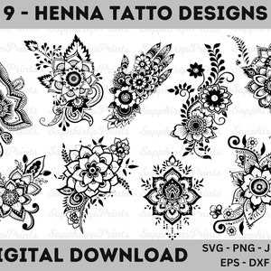 beginner henna templates printable
