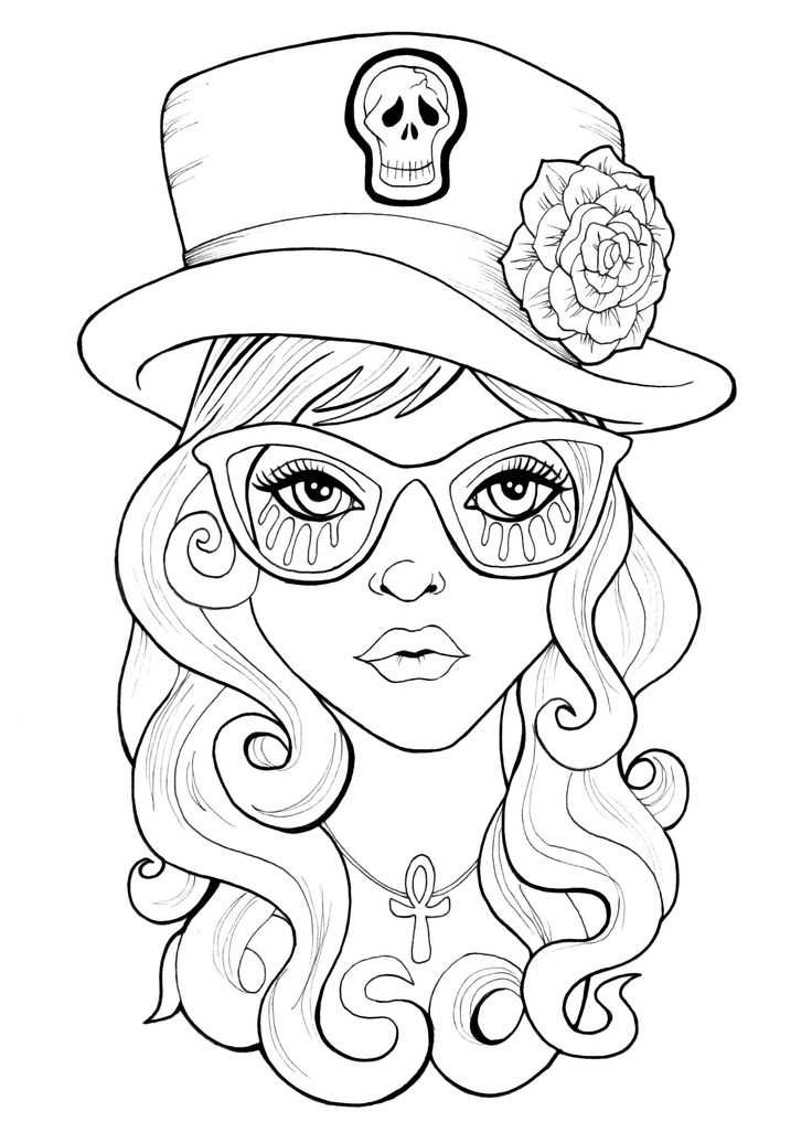 gothic coloring pages printable