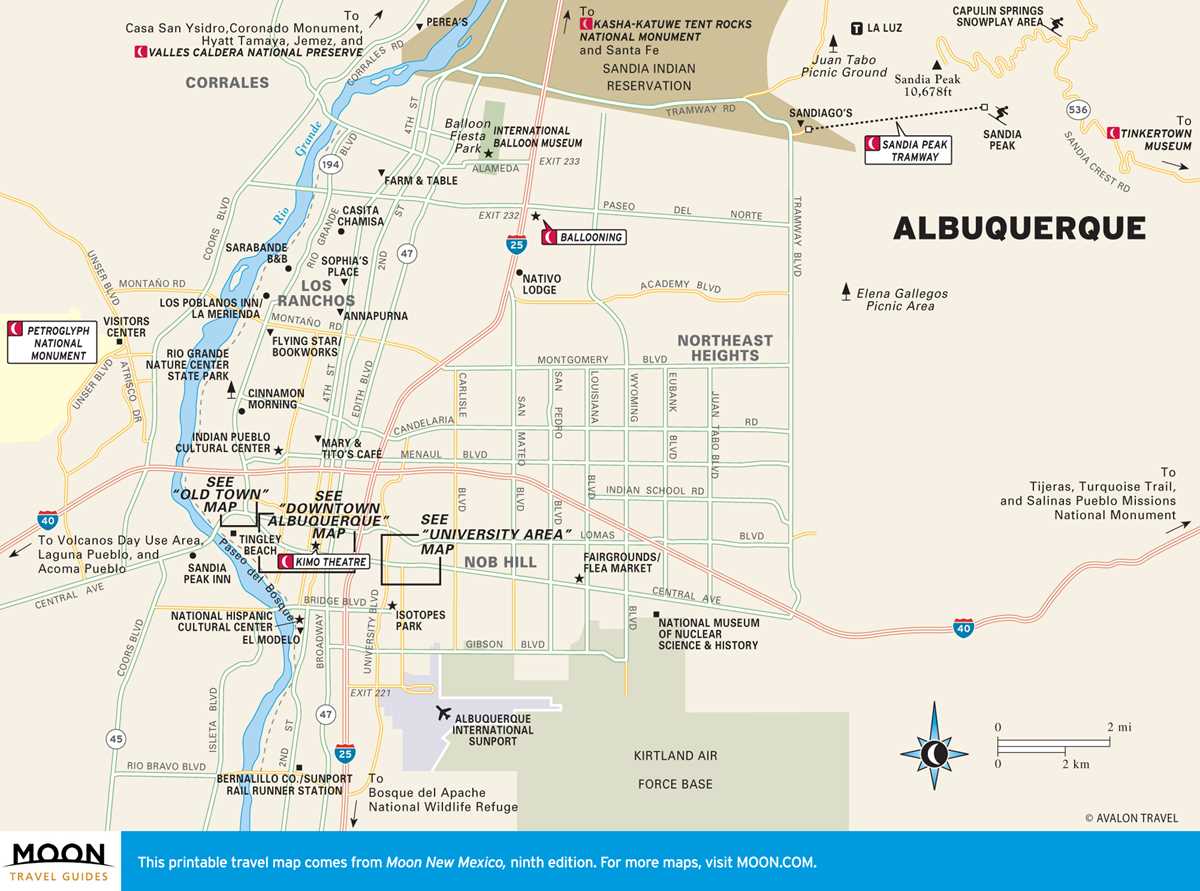 printable map of new mexico