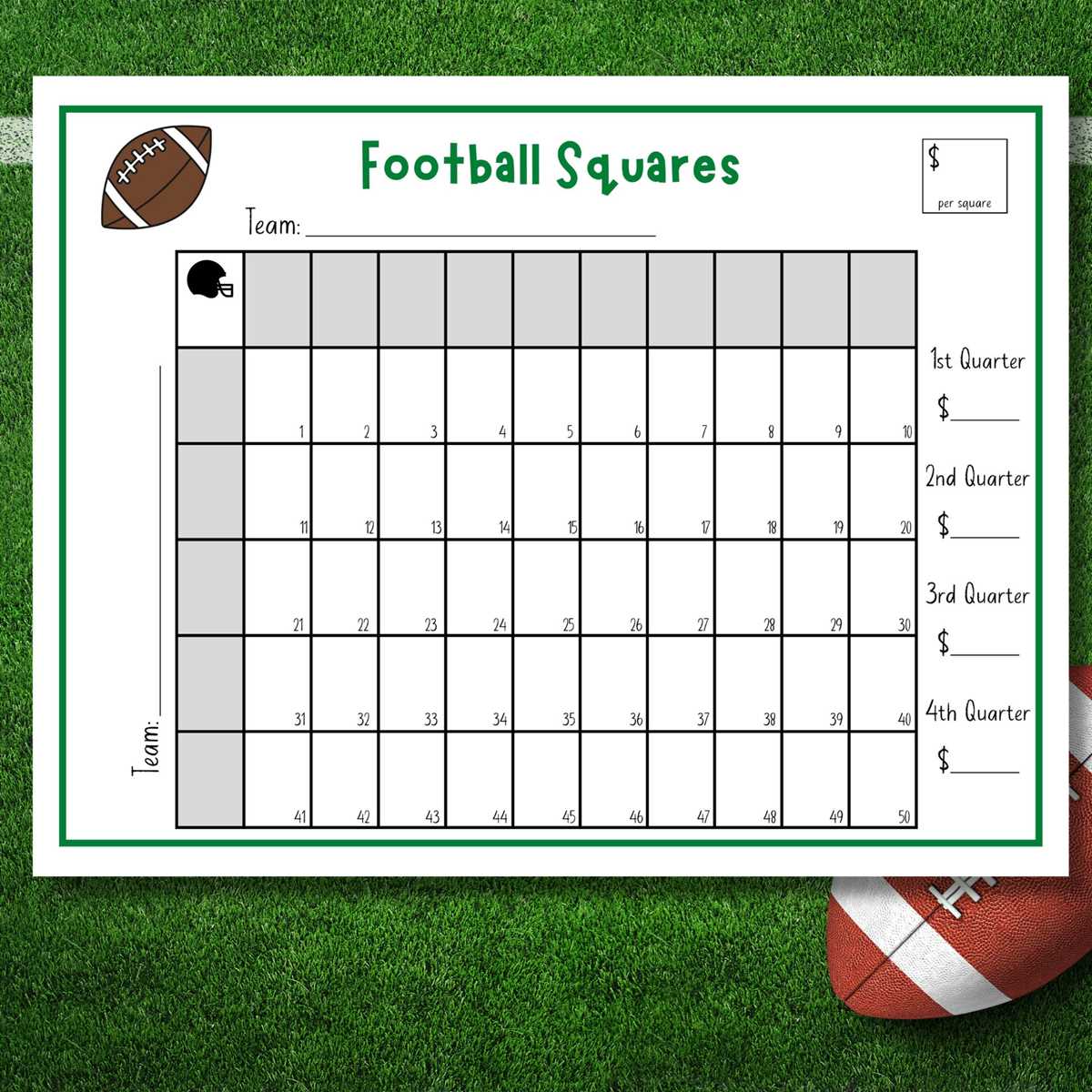 printable football pool