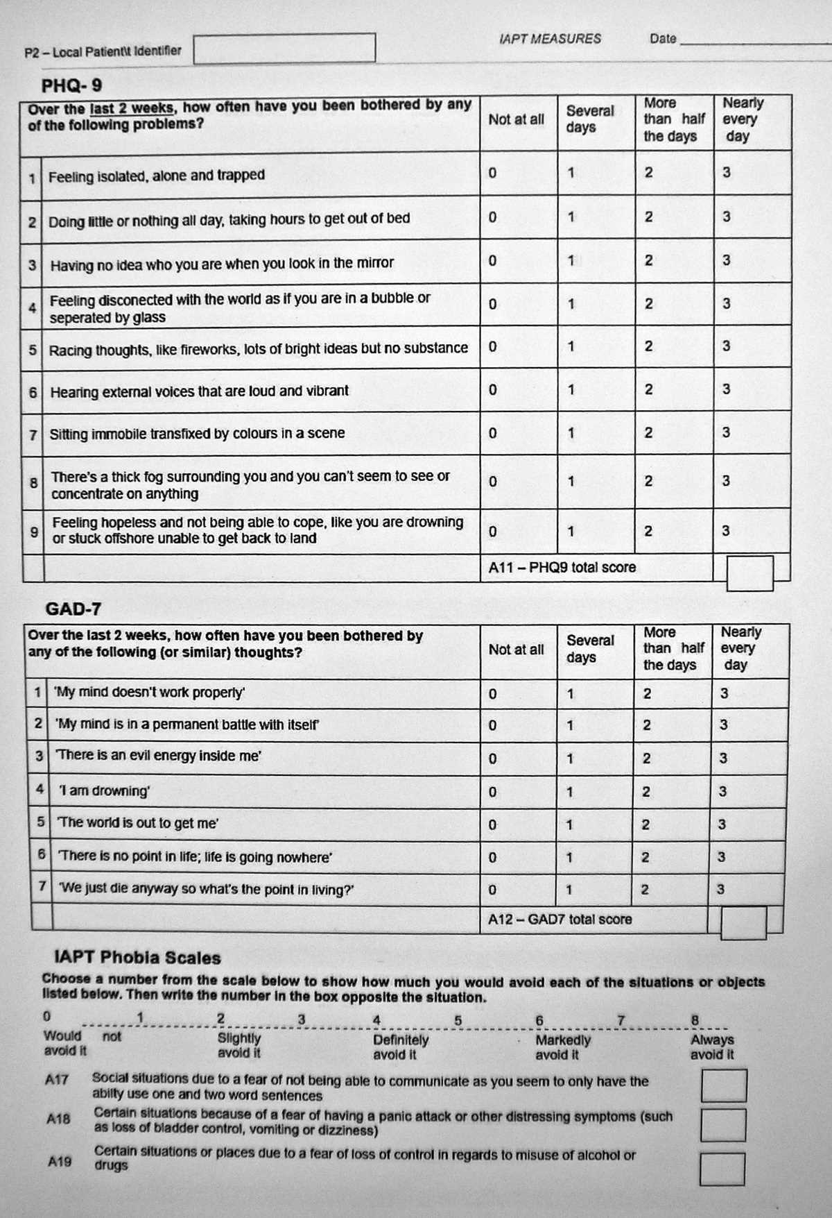 gad 7 printable gad 7 printable