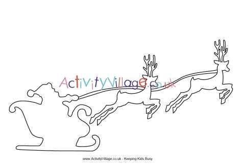 santa stencils printable