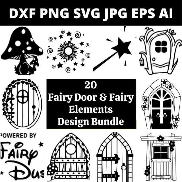 printable fairy door