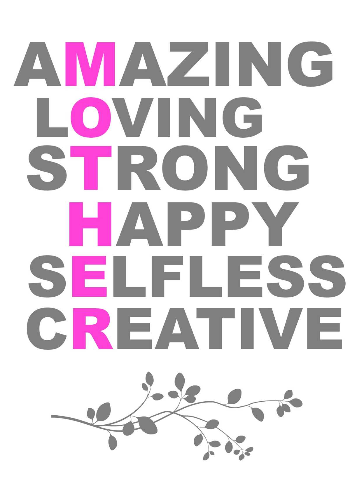 mothers day printable poems