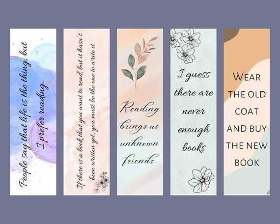 book mark printable