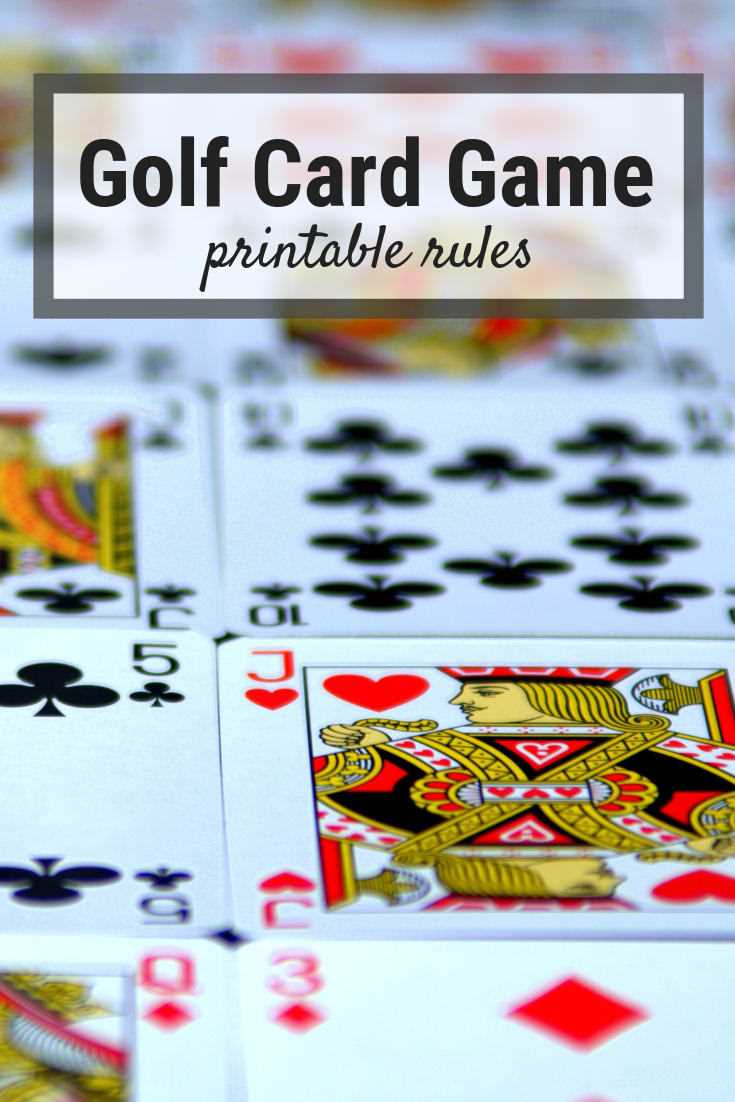 golf card game rules 9 cards printable
