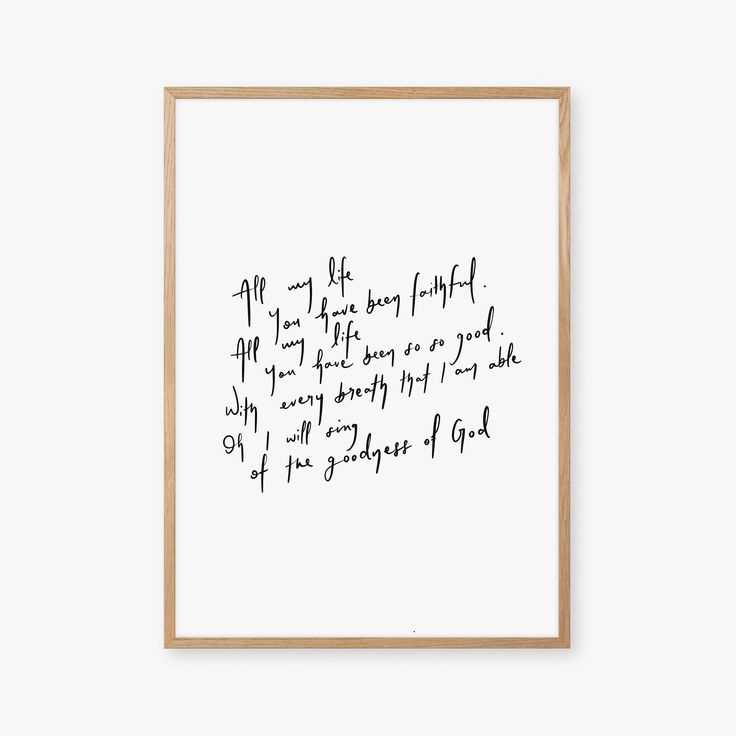 goodness of god lyrics printable
