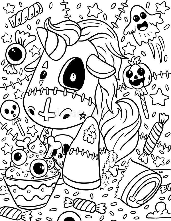 gothic coloring pages printable