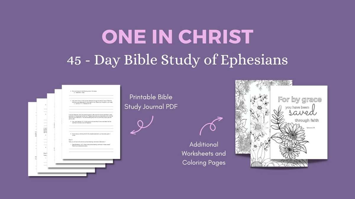 free printable bible study on ephesians