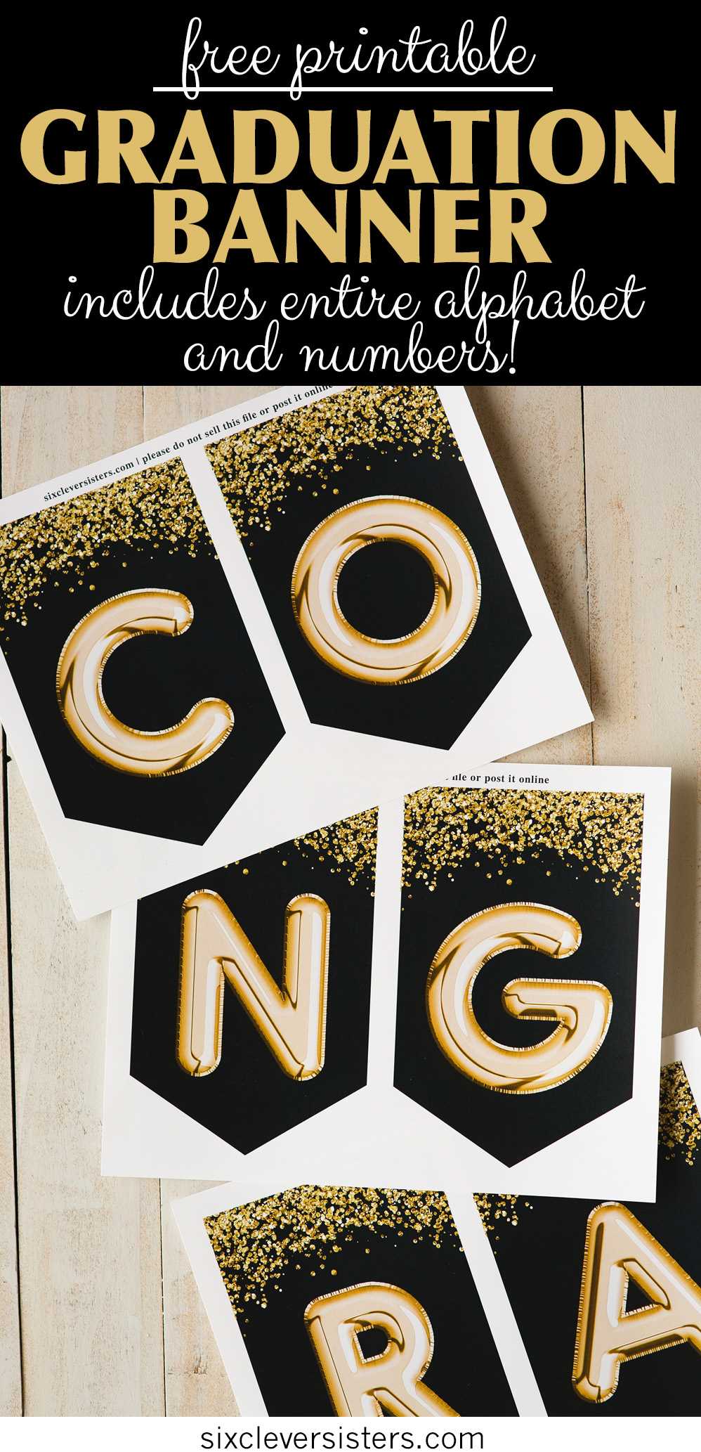 graduation banner printable