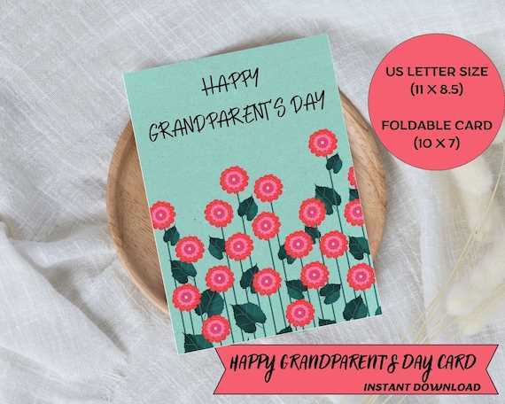 grandparents day cards printable