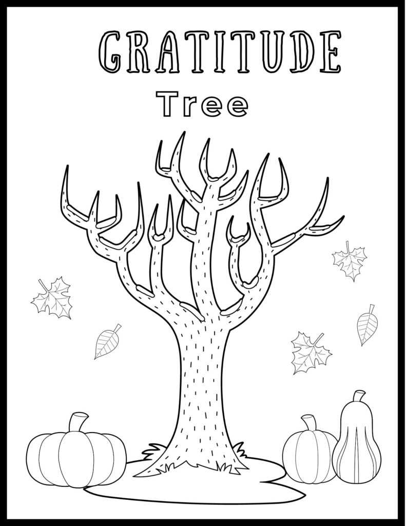 gratitude tree printable
