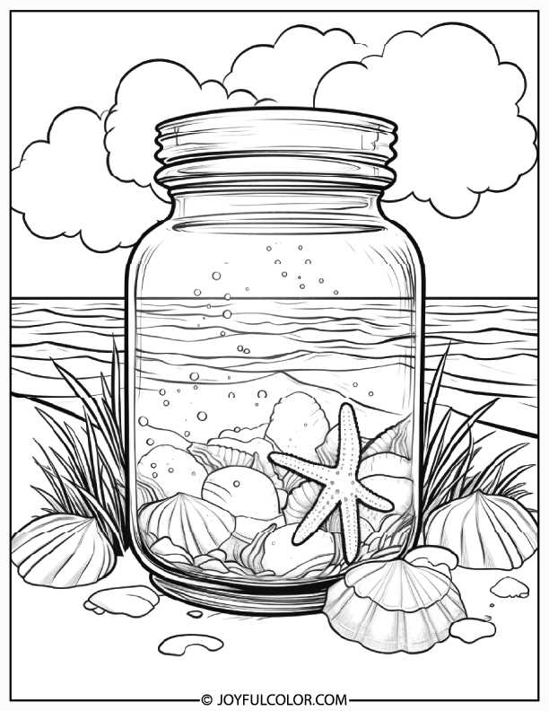 free beach coloring pages printable