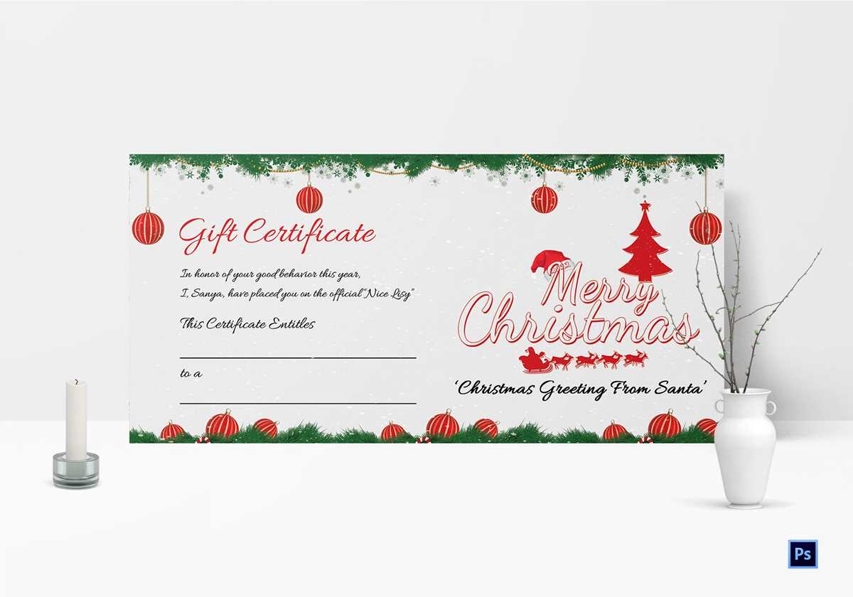 christmas gift certificate free printable templates christmas gift certificate free printable templates