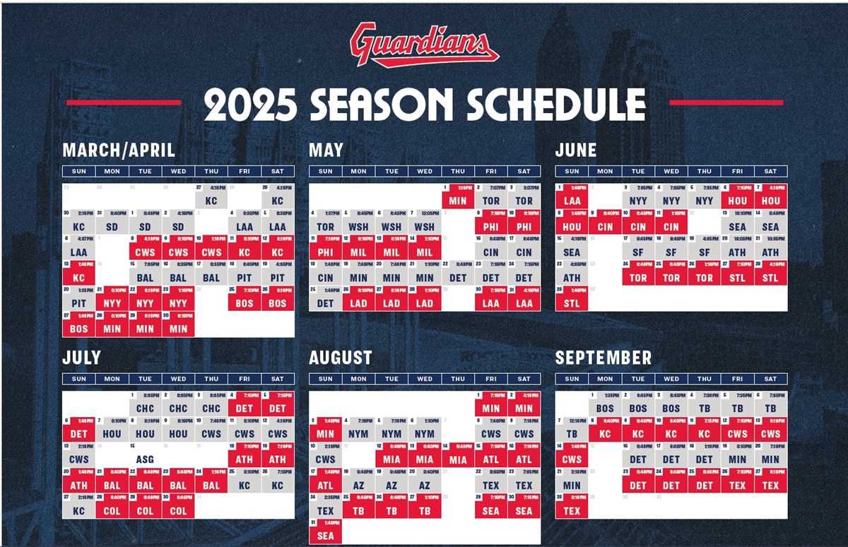 guardians printable schedule