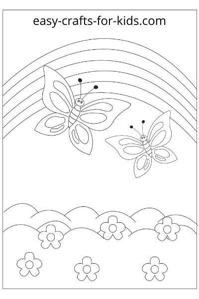 butterfly coloring printable