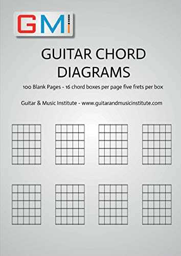 guitar chord chart blank printable