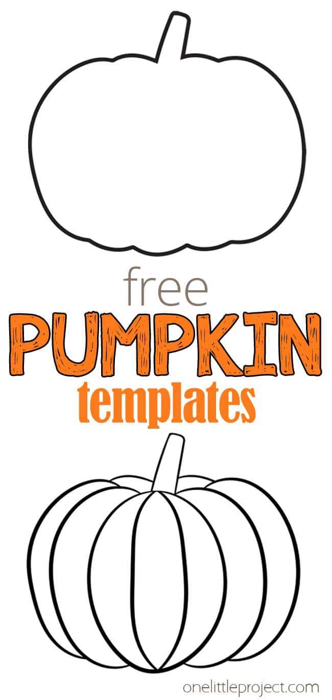 small pumpkin printable