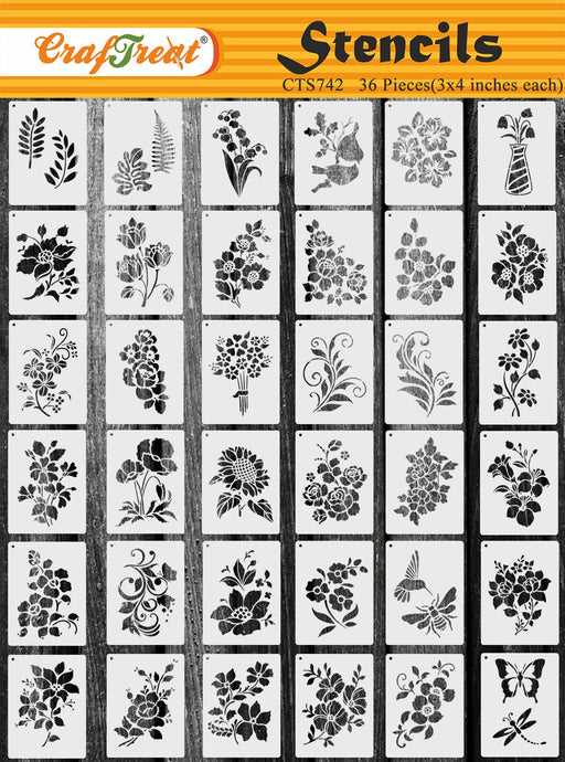 printable flower stencil templates