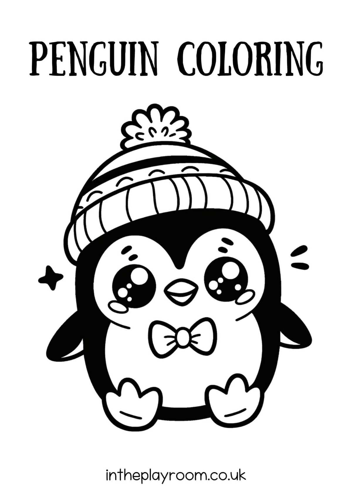 penguin coloring pages printable