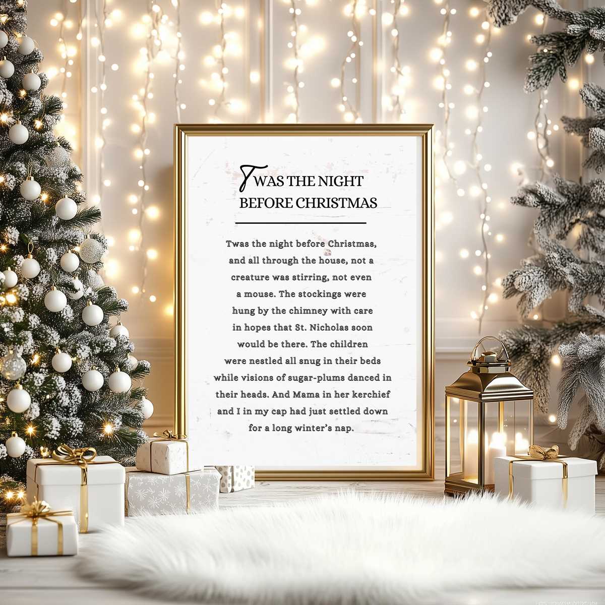 printable twas the night before christmas