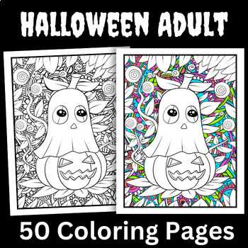 halloween coloring pages for adults printable free