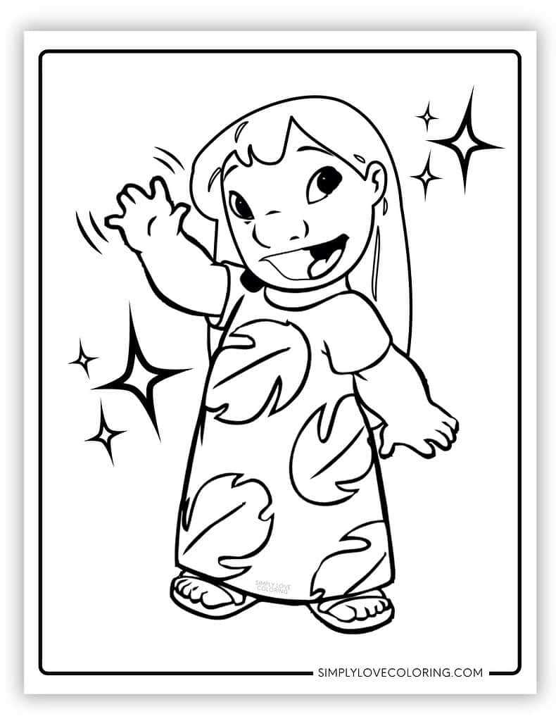 halloween stitch coloring pages printable