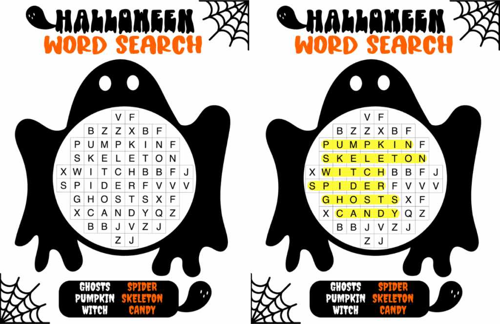 halloween word searches printable halloween word searches printable