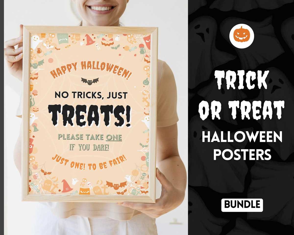 happy halloween please take one sign printable